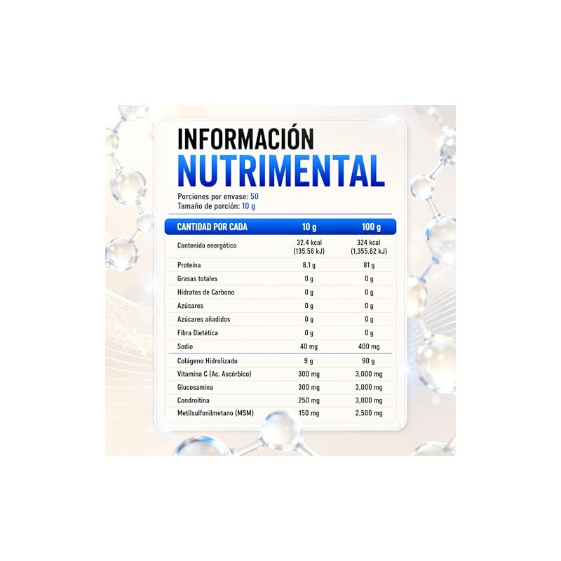ForzaTech FLEX Péptidos Bioactivos de Colágeno Sabor Naranja 500g Colágeno
