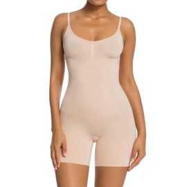 Shaperx Women's Body Shaper, Tummy Control, Shapewear, Figure-Shaping Bodysuit, Full Body Shaping, beige