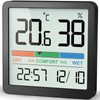 NOKLEAD Thermo-Hygrometer, Digital Hygrometer, Indoor Thermometer, Wall Mounted, Table Stand,