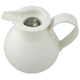 Helios Nostalgia Plastic Insulated Jug, White, 1 Litre