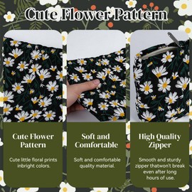 Ghope 2 Pcs Kosmetiktasche für Frauen Mädchen, Klein Kulturtasche Multifunktionaler Make up Tasche, Kulturbeutel Schminktasche Organizer für Reise Geschenk