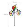 Relaxdays Animal Pinwheel, Garden Windmill with Ladybug Design, Children, Balcony