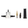 Metal Cutter, Double Head Metal Sheet Nibbler, Drill Attachment Car