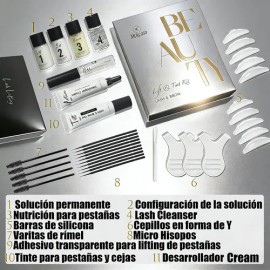 Lash Lifting Y Tinte Kit De Ceja Y Pestaña Con Tinta Natural