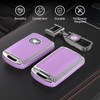 QfungYe Mazda Key Fob Cover with Keychain, No Screws Required,