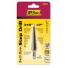 IVY Classic 09002 6-Hole Step Drill Bit, 3/16" - 1/2",