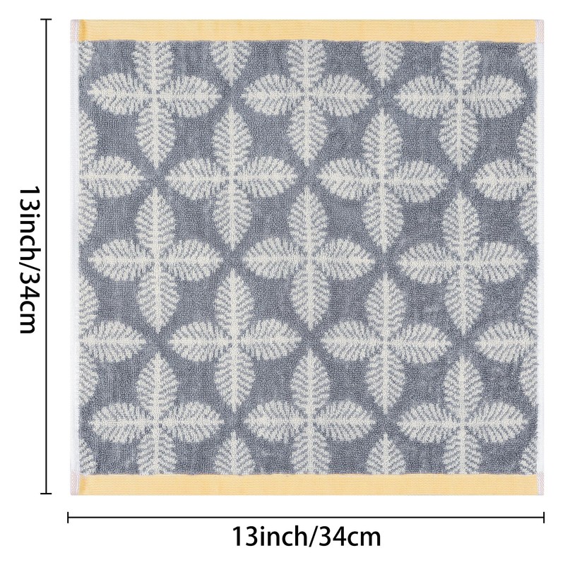 HMETOL Cotton Comfort Washcloths, Highly Absorbent and Lightweight Face Towels