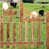 4 Pcs Stainless Steel Gate Hinges for Farm Wooden Fences,
