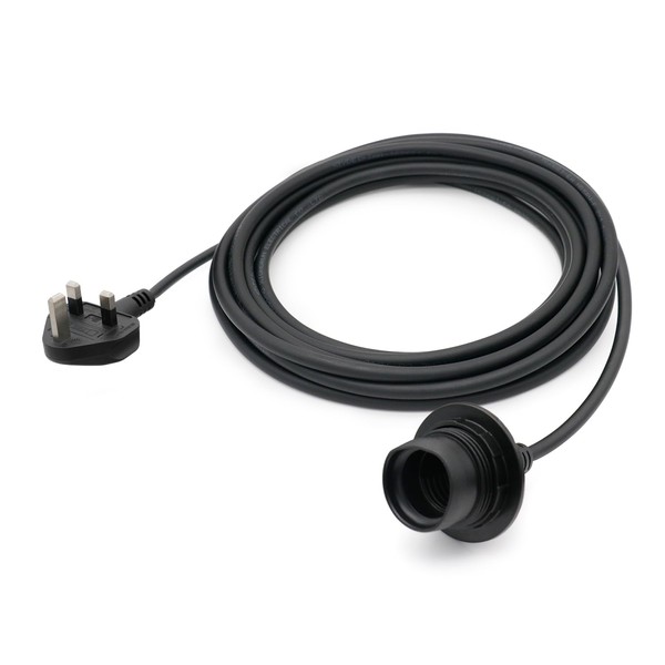 FIRMERST Outdoor Pendant Light Fitting with Plug, E27 Lamp holder