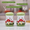 Fungi Fun Ceramic Mushroom Salt and Pepper Shakers Set, Cute