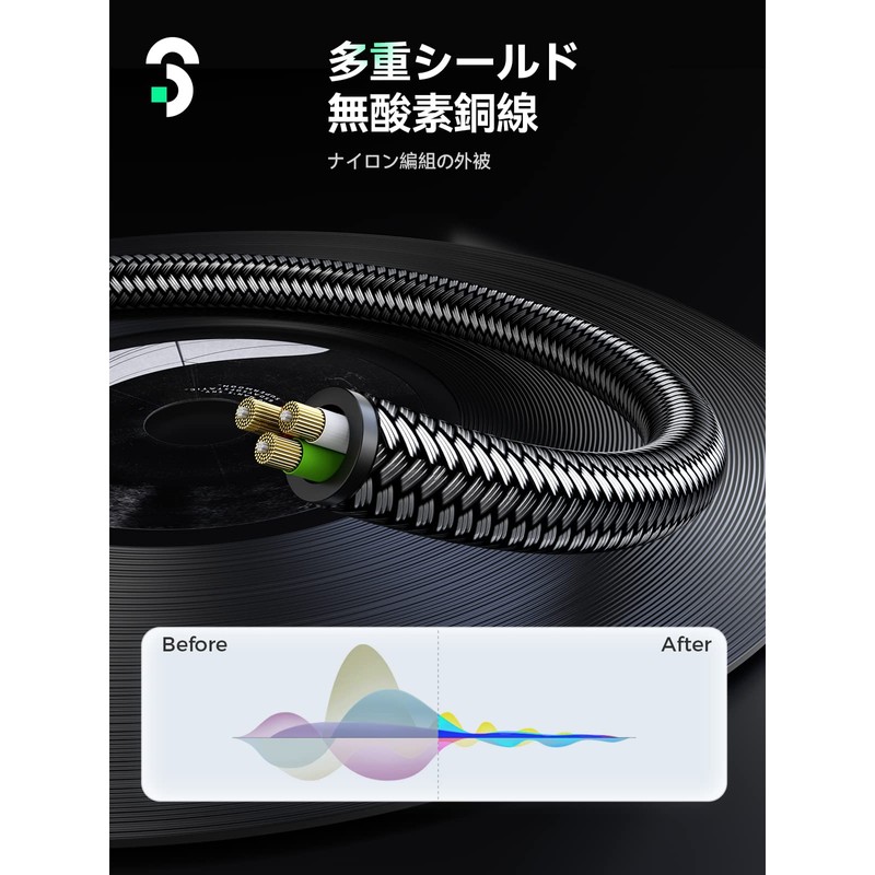 RCA 3.5mm Converter Cable - SOOMFON Aux 3.5mm Female to