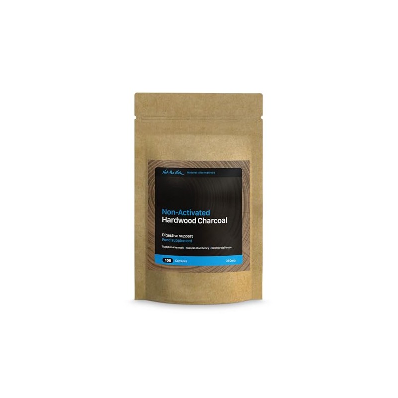 Pure, Non-Activated Hardwood Charcoal. Digestive Support. Suitable for Daily Use.