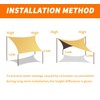 OOTONAT 16' x 20' Rectangular Sun Sail Shades Canopy UV