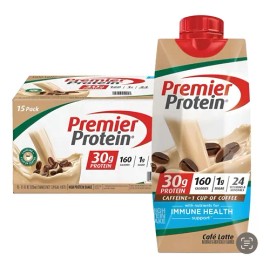 Premier Protein Café Latte Café Latte Pack/15 Malteadas