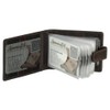 Ledershop24 Leather Credit Card Holder Landscape Format Business Card Holder