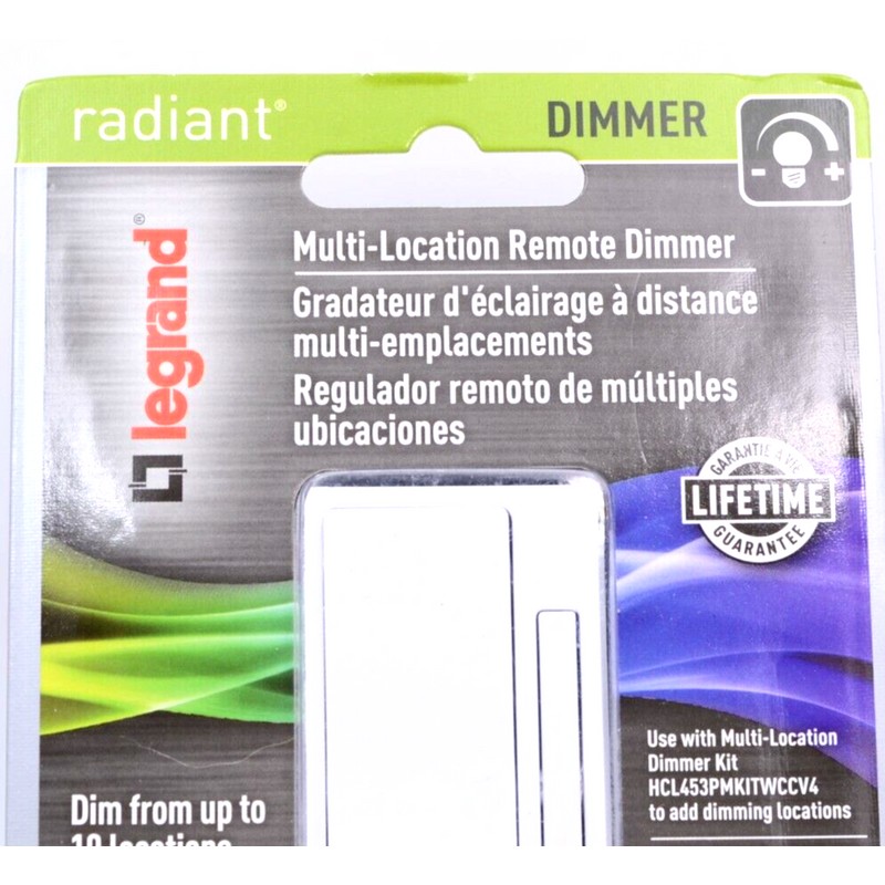 Legrand Multi-Location Remote Light Switch LED Dimmer HMRWCCV4 Legrand radiant®