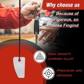 Carbide Scrapper Denibbing Blade &Shark Blade Denibbing Tool &Paint Run Removal Tool, File for Car Paint Repai Without Respraying, Avoid Having to Rework Indefinitely Replacement for mirka Shark Blade