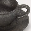 Marui Pottery Shigaraki Ware Hettamon, Cup & Saucer, Brush