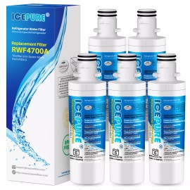 IcePure Fit For LG LT1000P ADQ747935 MDJ64844601 Water Filter Cartridge Icepure 5 PACK