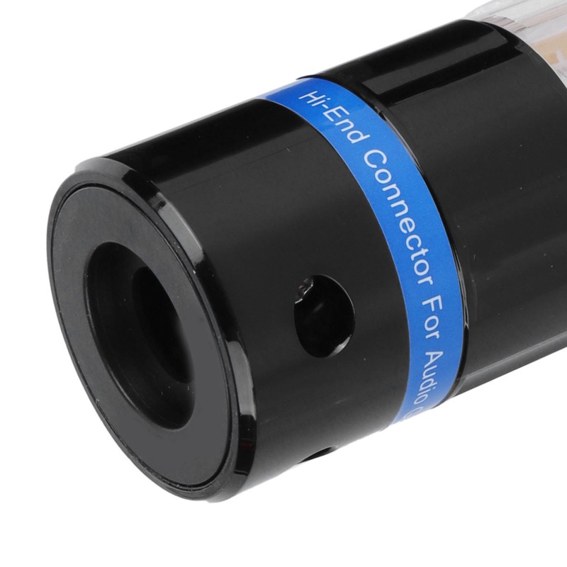 Monosaudio Connector Transparent Pure Copper GoldPlated Audio Power Connector (F105G