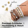CHAMOON® Premium Leather Bracelet for Women | Especially Fine &