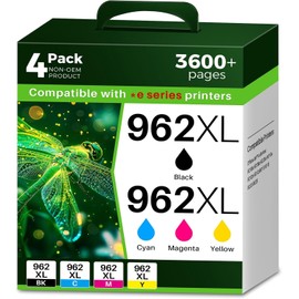 Q-image 962XL Ink Cartridge Combo Pack Replacement for OfficeJet Pro 9015e