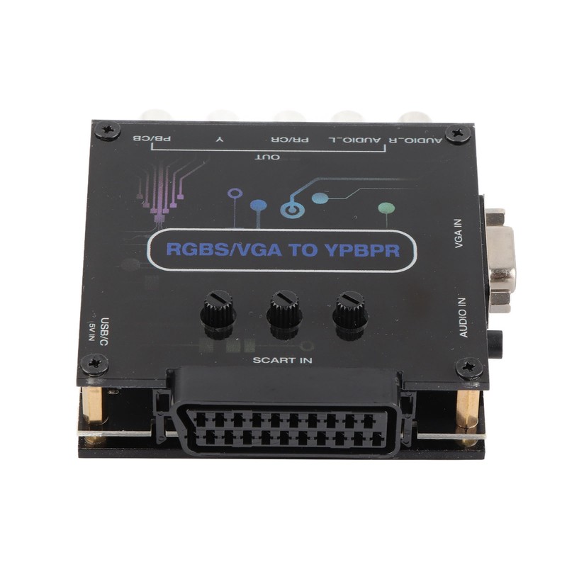 RGBS VGA SCART to YPBPR Component Converter for SFC for
