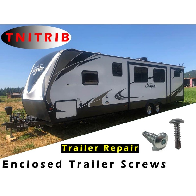 Trailer Exterior Self Tapping Screws OEM #10 x 3/4 Enclosed