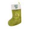 Divas World The Grinch Christmas Stocking: Large Green Naughty/Nice List