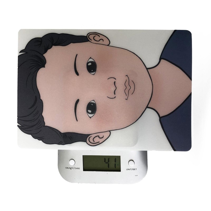 chiwanji Face Painting Practice Board Colored Makeup Tool Display Tool