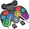 Electric Drum Set with 7 Colorful LED Light Patterns, Better