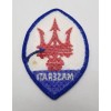 Retro Maserati Logo Auto Embroidered Patch Iron Sew On Vintage
