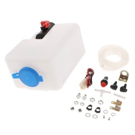 CENPEK 12V Universal Windshield Washer Pump Bottle Tank Kit Windscreen Washer Bottle