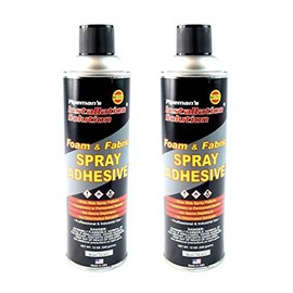 2 Pack Pipeman's Aerosal Adhesive Spray Glue Fabric Carpet Speaker Cabinet 12oz