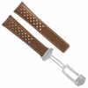 Ewatchparts Leather Watch Strap 20mm Compatible With Tag Heuer Carrera