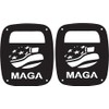 JeepTails USA American Flag MAGA Tail lamp Light Covers Compatible
