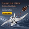 750g Electric Grain Mill Grinder, Stainless Steel High Speed Dry