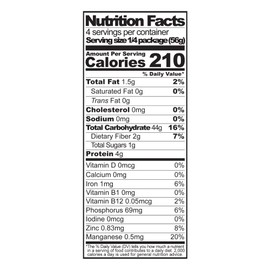 Perfect Earth Rice Pasta - Organic Gluten Free Black Rice + Chia Pasta - 7.9 Ounce, 6 Count - 100% USDA + ECOCERT Certified Organic, Vegan, Allergen Free