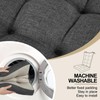 BUYUE Chair Cushion Set for Rocking Chair, Back Pillow &