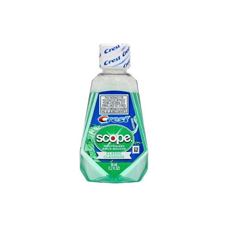 Scope Travel Size Mouthwash Classic Original Mint 1.2 Oz 48