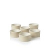 HIC Set of (6) 14-Ounce Deep Soufflés, White