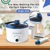 Wax Melting Pot Kit with Electric Wax Melter, Pro DIY