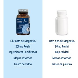 Glicinato Magnesio + Reishi Suplemento Natural Para Dormir
