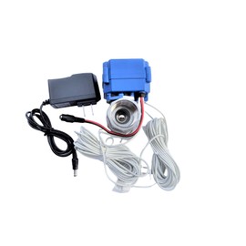 WCX Automatic Shutoff valve 3/4" water leak detector, alarm,2 sensors, Stainless, CV