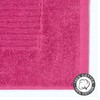 HOMESCAPES Imperial Plain Rasberry Bath Mat 50 x 80 cm