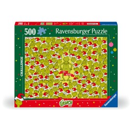 Ravensburger The Grinch Gifts - 500 Piece Jigsaw Puzzle for Adults and Kids Age 10 Years Up - 2024 Christmas Special Edition