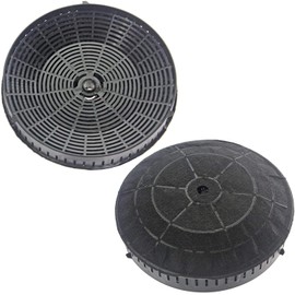 SPARES2GO Type 57 Round Carbon Filter compatible with Bosch DEM63AC00B/01 DEM63AC00B/02 Cooker Hood Vent Extractor (Pack of 2)