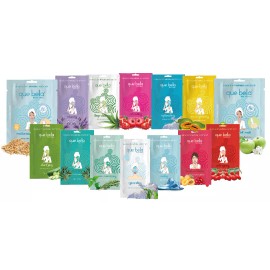 Que Bella 12 X Que Bella Face Mask Variety Pack/ Deep Cleansing Mask/Peel Off Mask/Detox