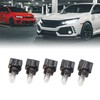 uxcell 5pcs DC 12V T5-V2 Amber Dashboard Indicator Signal Light