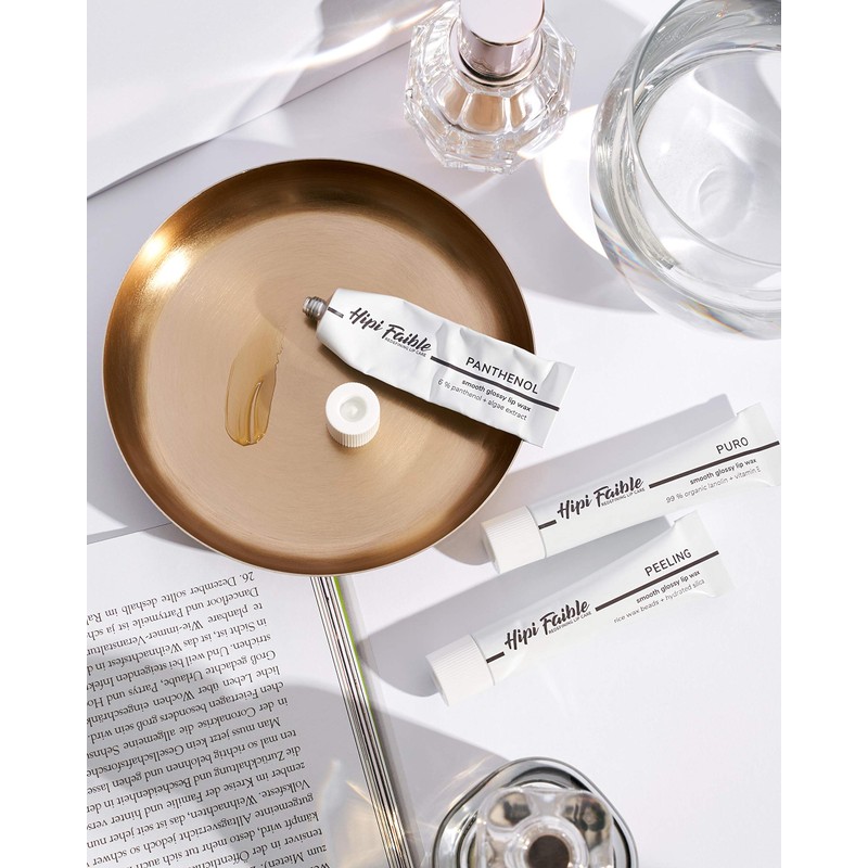 Hipi Faible Puro Lip Care with 99% Organic Wool Wax